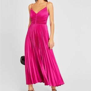 Club Monaco Polyester Sleeveless Midi Dress